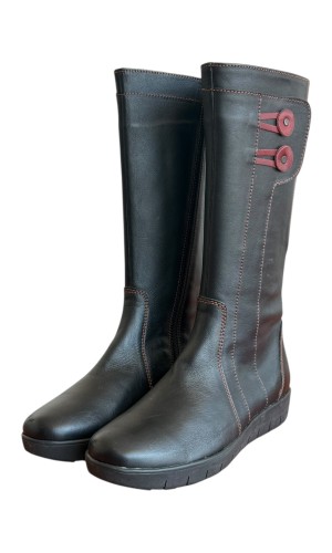 Δερμάτινη Γυναικεία Mπότα - M706