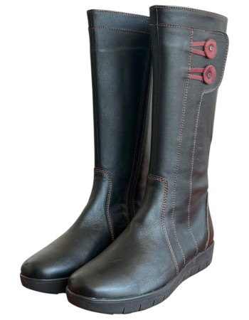 Δερμάτινη Γυναικεία Mπότα - M706