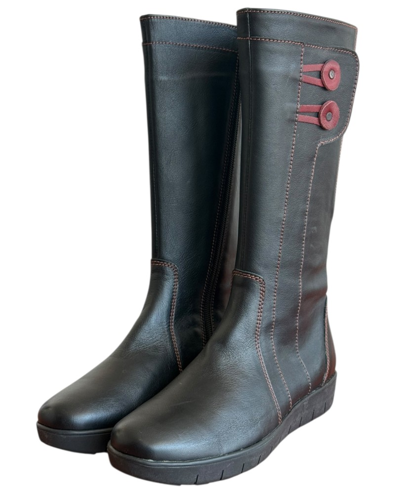 Δερμάτινη Γυναικεία Mπότα - M706