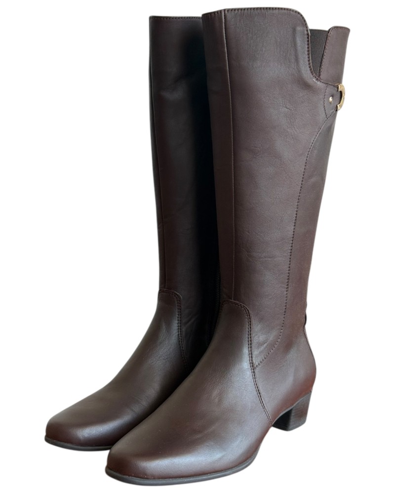 Δερμάτινη Γυναικεία Mπότα - M716