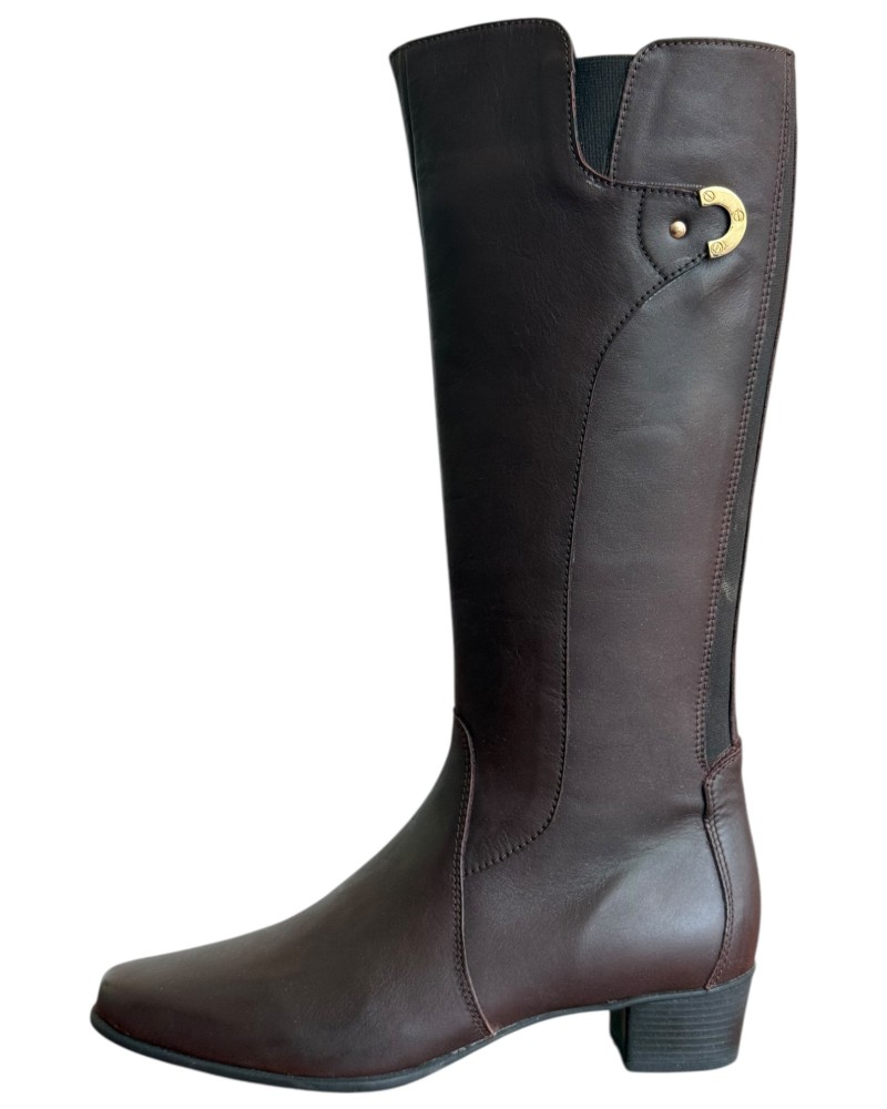 Δερμάτινη Γυναικεία Mπότα - M716