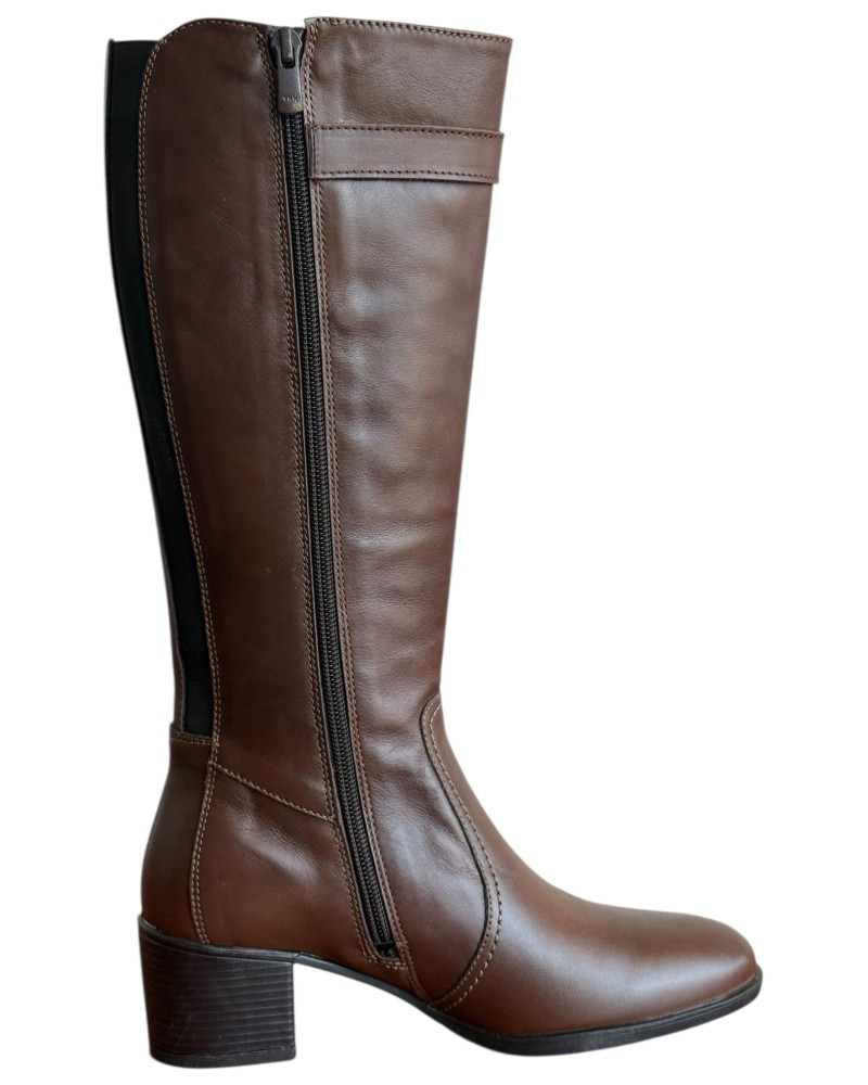 Δερμάτινη Γυναικεία Mπότα - M719