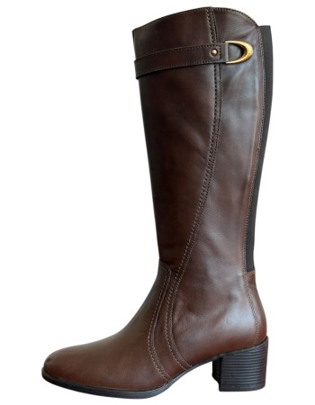 Δερμάτινη Γυναικεία Mπότα - M719