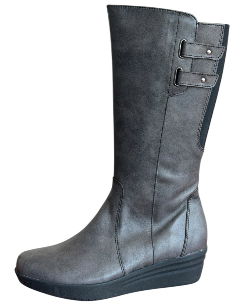 Δερμάτινη Γυναικεία Mπότα - M720