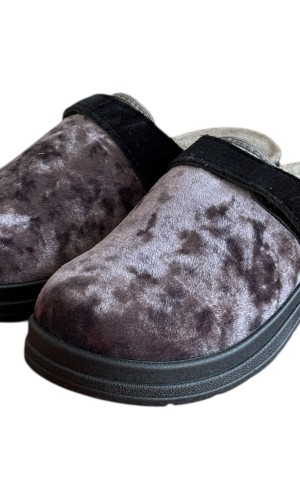 Γυναικεία Δερμάτινη Ανατομική Παντόφλα  - M736