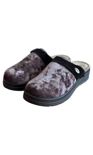 Γυναικεία Δερμάτινη Ανατομική Παντόφλα  - M736