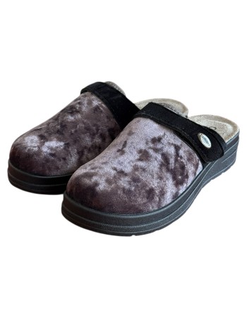 Γυναικεία Δερμάτινη Ανατομική Παντόφλα  - M736