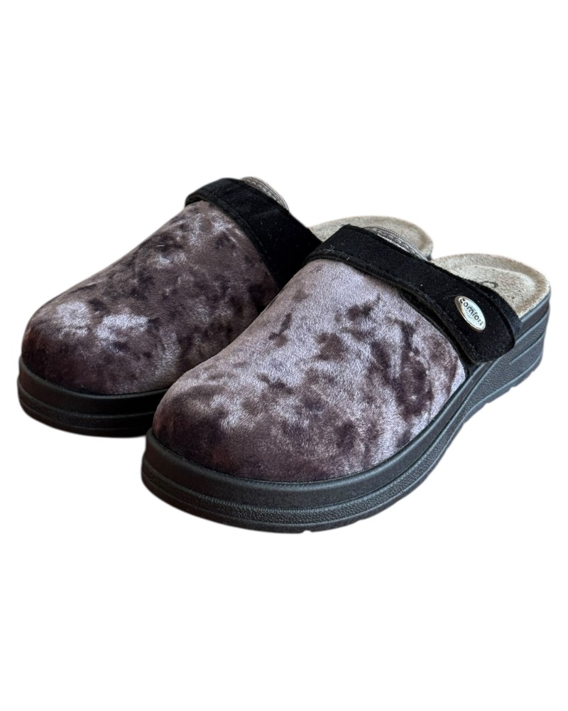 Γυναικεία Δερμάτινη Ανατομική Παντόφλα  - M736