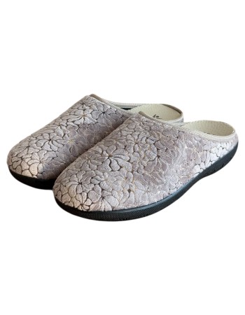 Γυναικεία Δερμάτινη Ανατομική Παντόφλα  - M751