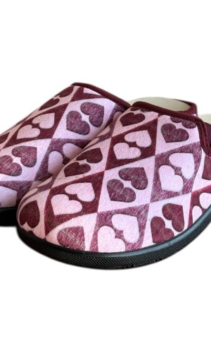 Γυναικεία Δερμάτινη Ανατομική Παντόφλα - M753