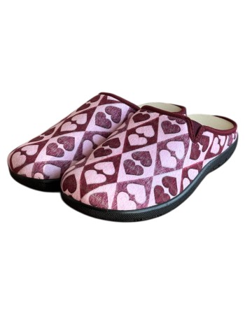 Γυναικεία Δερμάτινη Ανατομική Παντόφλα - M753