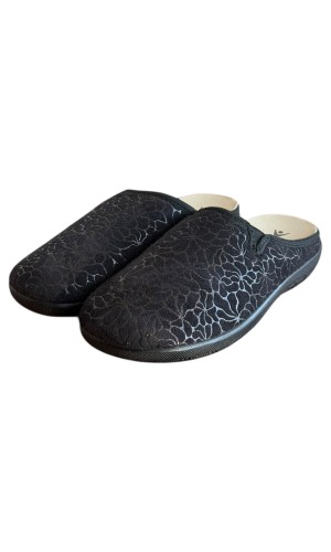 Γυναικεία Δερμάτινη Ανατομική Παντόφλα - M754