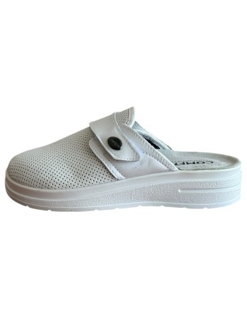 Γυναικεία Δερμάτινη Ανατομική Παντόφλα - M758