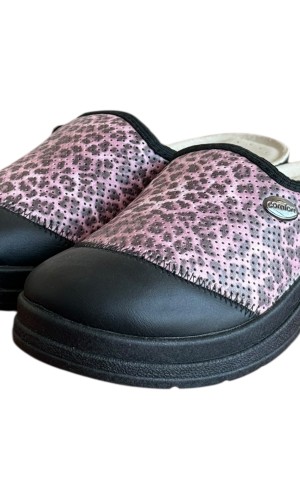 Γυναικεία Δερμάτινη Ανατομική Παντόφλα - M771