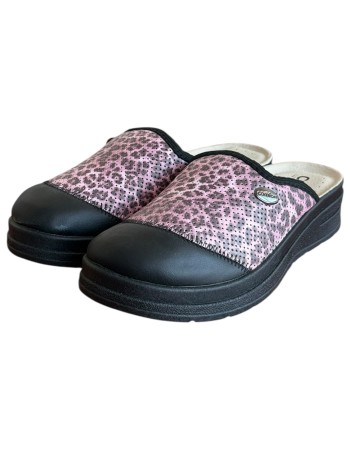 Γυναικεία Δερμάτινη Ανατομική Παντόφλα - M771