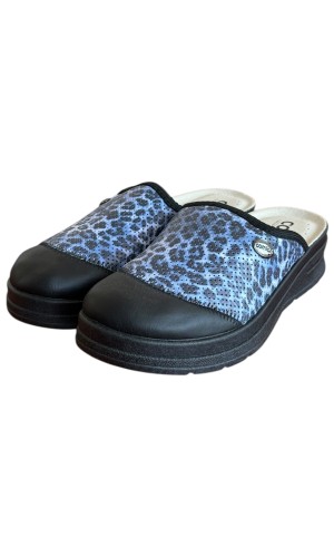 Γυναικεία Δερμάτινη Ανατομική Παντόφλα - M773