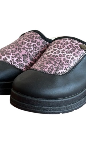 Γυναικεία Δερμάτινη Ανατομική Παντόφλα - M775