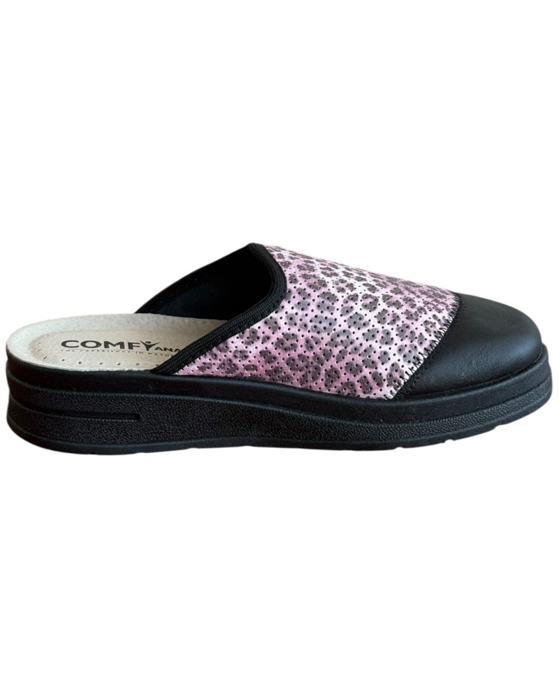 Γυναικεία Δερμάτινη Ανατομική Παντόφλα - M775