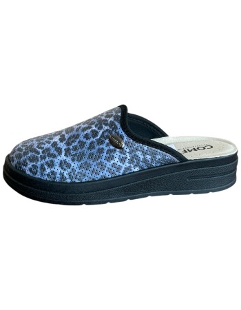 Γυναικεία Δερμάτινη Ανατομική Παντόφλα - M776