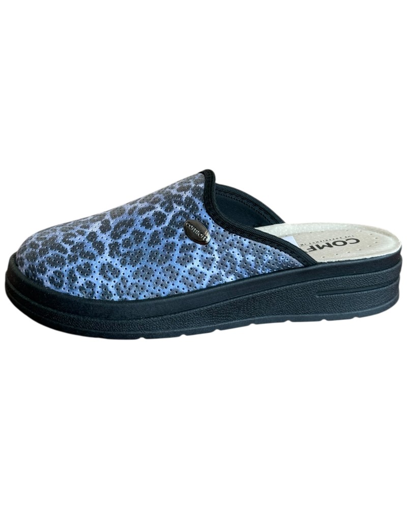 Γυναικεία Δερμάτινη Ανατομική Παντόφλα - M776