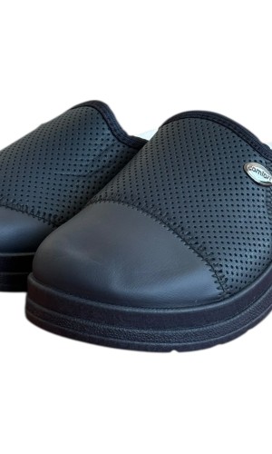 Γυναικεία Δερμάτινη Ανατομική Παντόφλα - M780