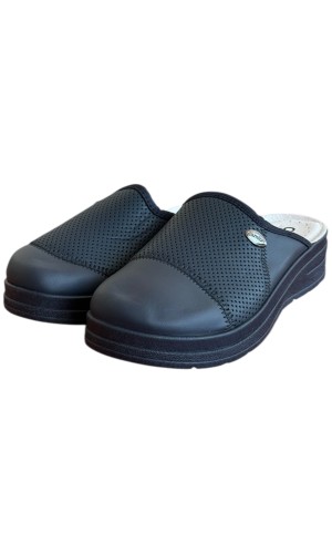 Γυναικεία Δερμάτινη Ανατομική Παντόφλα - M780