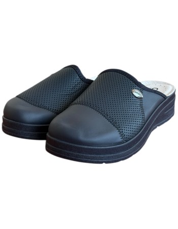 Γυναικεία Δερμάτινη Ανατομική Παντόφλα - M780