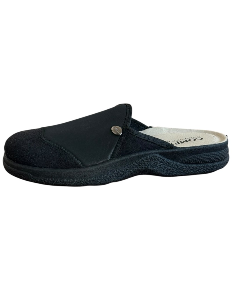 Ανδρική  Δερμάτινη Ανατομική Παντόφλα - M785