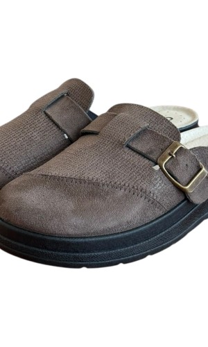 Γυναικεία Δερμάτινη Ανατομική Παντόφλα  - M791