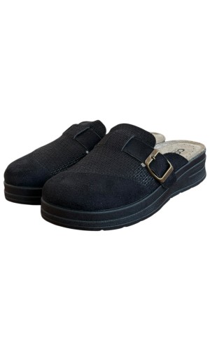 Γυναικεία Δερμάτινη Ανατομική Παντόφλα  - M792