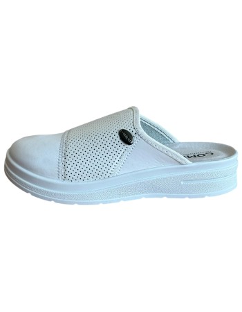 Γυναικεία Δερμάτινη Ανατομική Παντόφλα  - M794