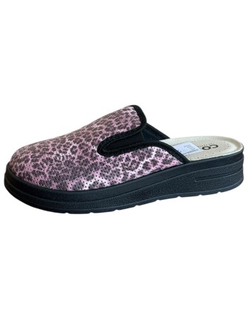 Γυναικεία Δερμάτινη Ανατομική Παντόφλα  - M795