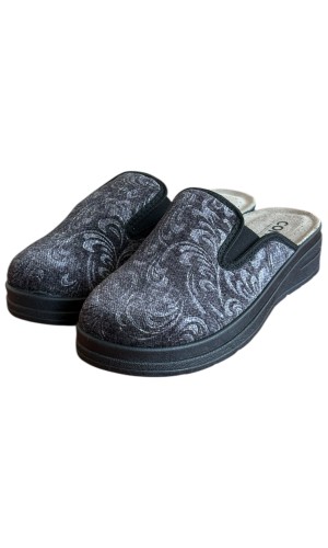 Γυναικεία Δερμάτινη Ανατομική Παντόφλα  - M796