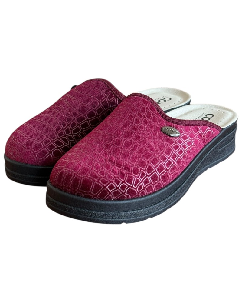 Γυναικεία Δερμάτινη Ανατομική Παντόφλα  - M797