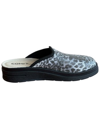 Γυναικεία Δερμάτινη Ανατομική Παντόφλα  - M801