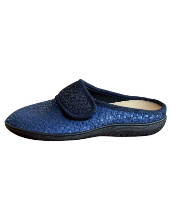 Γυναικεία Δερμάτινη Ανατομική Παντόφλα  - M841