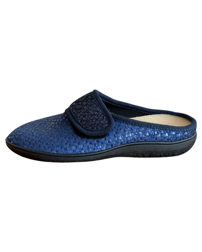 Γυναικεία Δερμάτινη Ανατομική Παντόφλα  - M841