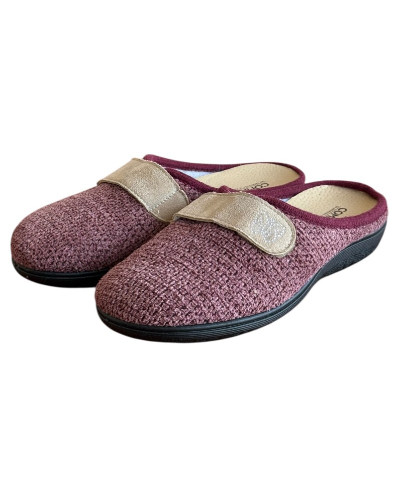 Γυναικεία Δερμάτινη Ανατομική Παντόφλα  - M842