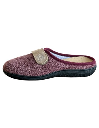 Γυναικεία Δερμάτινη Ανατομική Παντόφλα  - M842