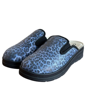 Γυναικεία Δερμάτινη Ανατομική Παντόφλα  - M870