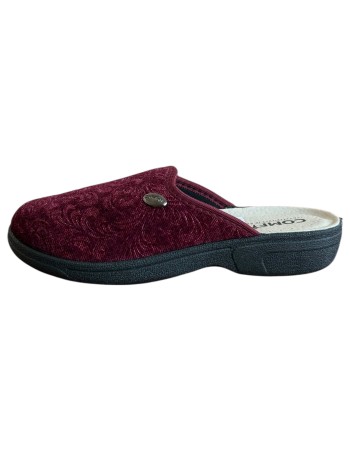 Γυναικεία Δερμάτινη Ανατομική Παντόφλα  - M874