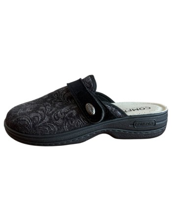 Γυναικεία Δερμάτινη Ανατομική Παντόφλα  - M885