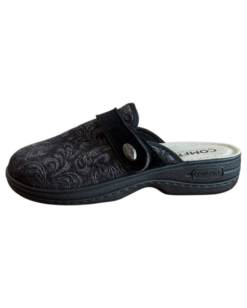 Γυναικεία Δερμάτινη Ανατομική Παντόφλα  - M885