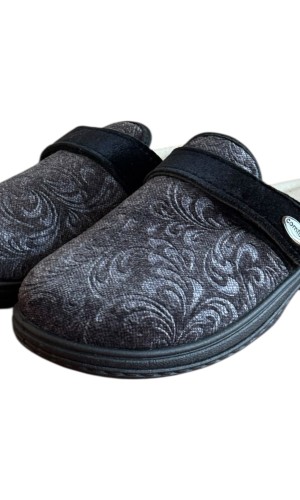 Γυναικεία Δερμάτινη Ανατομική Παντόφλα  - M885