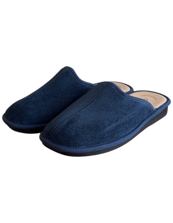 Ανδρική  Δερμάτινη Ανατομική Παντόφλα - M898