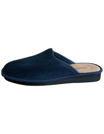 Ανδρική  Δερμάτινη Ανατομική Παντόφλα - M898