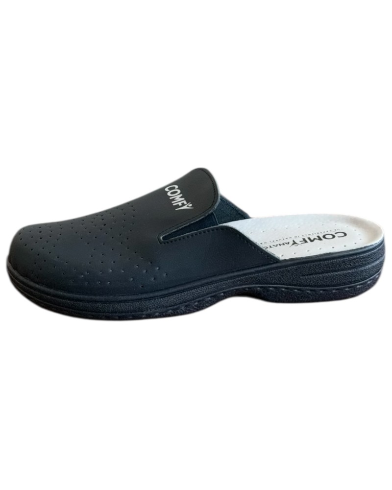 Γυναικεία Δερμάτινη Ανατομική Παντόφλα  - M962