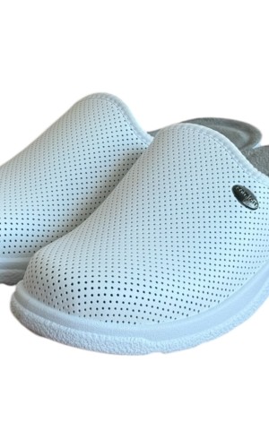 Ανδρική  Δερμάτινη Ανατομική Παντόφλα - M999