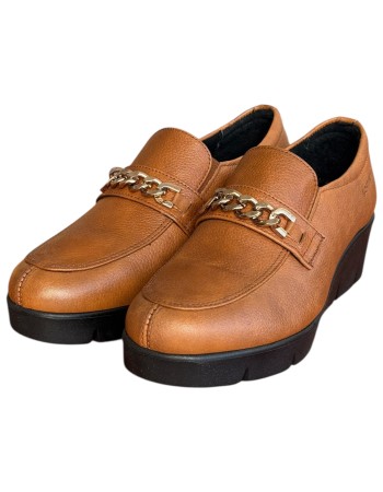  Δερμάτινο Γυναικείo Μοκασίνι - N12