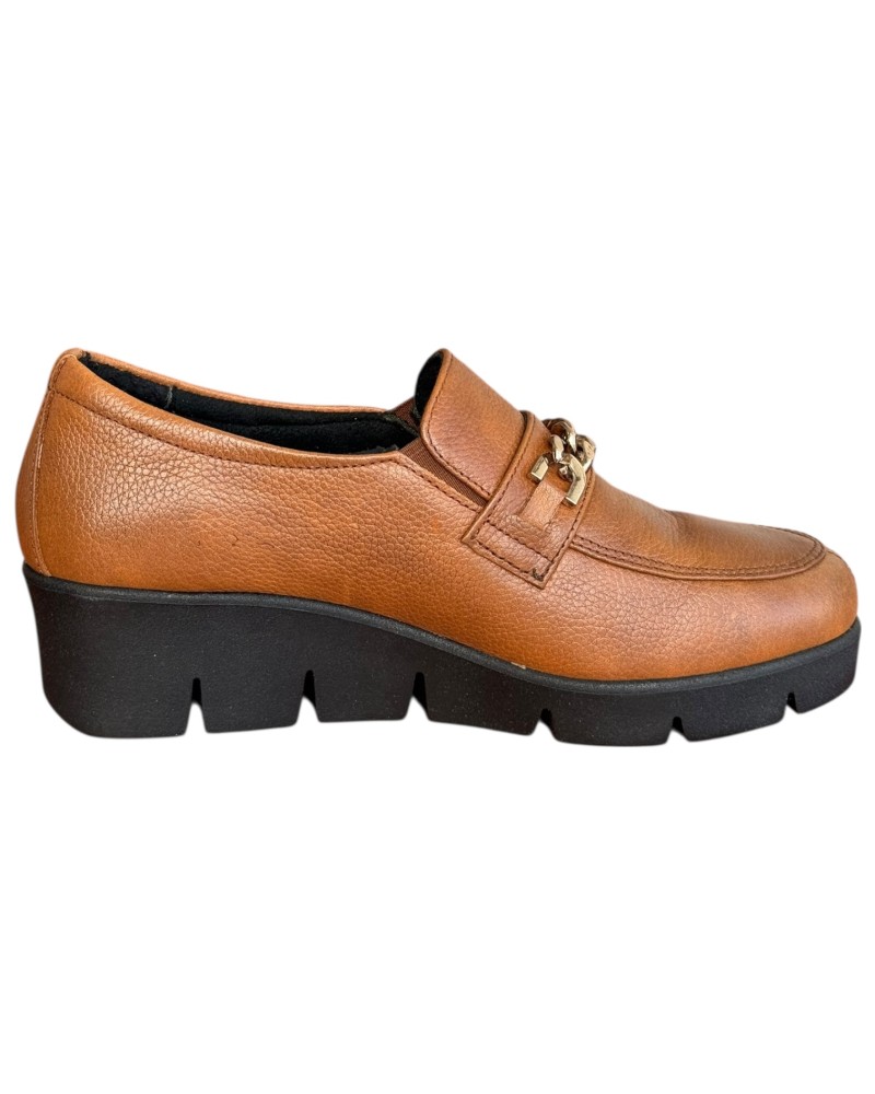  Δερμάτινο Γυναικείo Μοκασίνι - N12